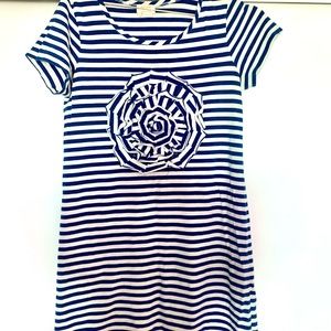 Kate Spade Rosette Stripe Dress Sz Medium